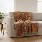 Celestial Throw Terracotta — Sofa
